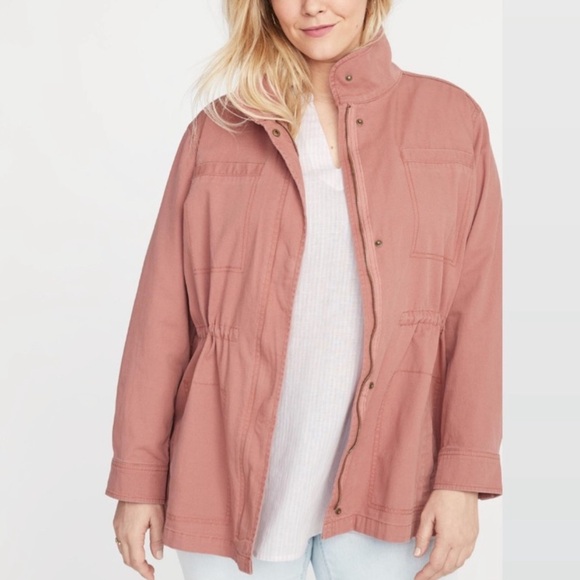 Old Navy Faded Pink Utility Jacket- Women’s XS - Picture 1 of 3